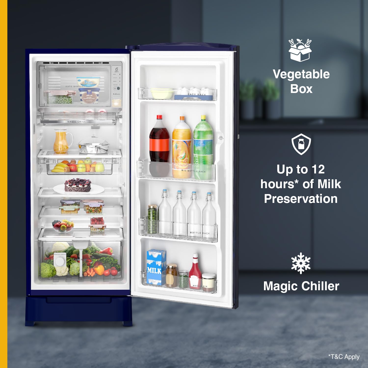 Whirlpool 236 L 5 Star Inverter Direct-Cool Single Door Refrigerator (260 IMPRO PLUS ROY 5S INV) – High Efficiency with Advanced Cooling